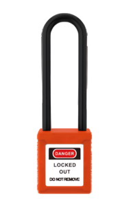 Productos candado aislado de seguridad bd g37 naranja