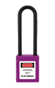 Productos candado aislado de seguridad bd g38 morado