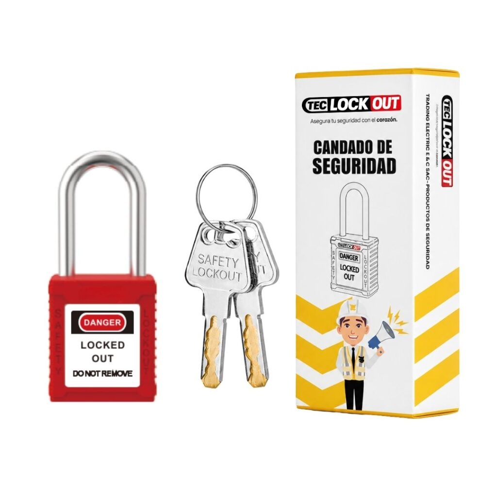 candado de seguridad no aislado